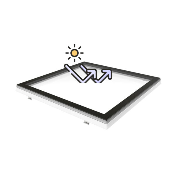 Skylux iWindow2 - vaste uitvoering voor alle opstanden zonwerend 1050x1050