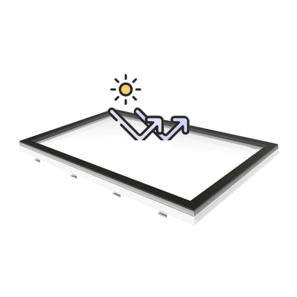 Skylux iWindow2 - vaste uitvoering voor alle opstanden zonwerend 500x1700