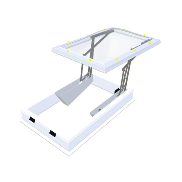 Skymax CE met pvc-opstand 20/00 EP  0800 x 1300 mm