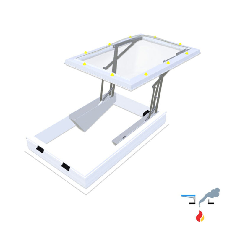 Skymax CE met pvc-opstand 20/00 EP  0900 x 1200 mm