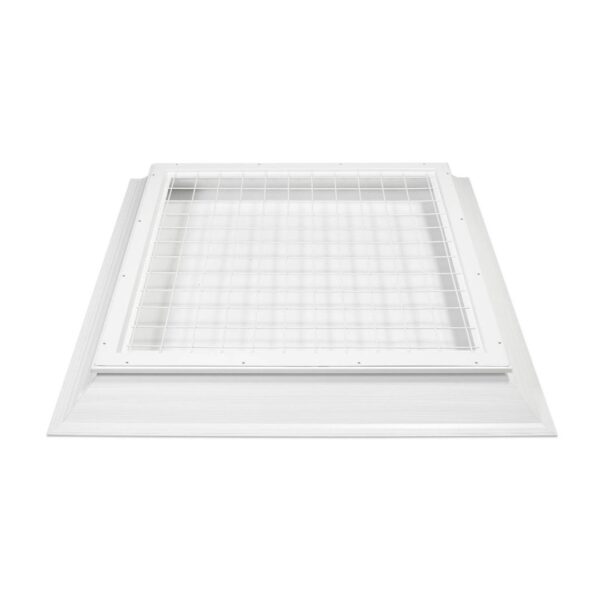 doorvalbeveiligingsrooster verzinkt + RAL9016 0700 x 0700 mm