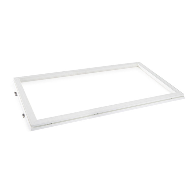 pvc-raam met scharnieren aan korte zijde 0450 x 0750 mm